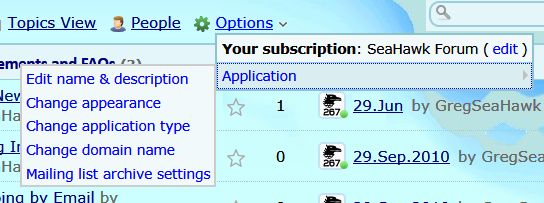 SeaHawk Forum Menu