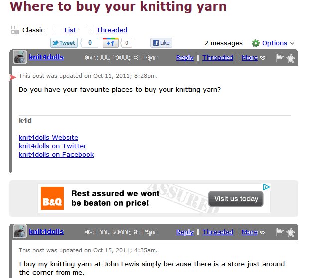 Knit4You ad