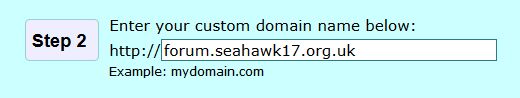 Assign domain
